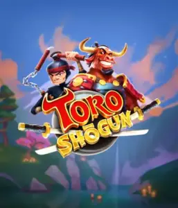 Dive into the dynamic world of the Toro Shogun game by ELK Studios, featuring a daring samurai and a playful red bull teaming up on an adventure. This graphic depicts the combination of Japanese culture and whimsical fantasy, set against a serene forest backdrop. Ideal for fans of Japanese-inspired slots, delivering a unique gaming experience.